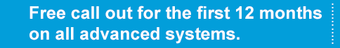 Free call out for the first 12 months